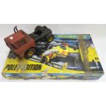 A Scalextric Pole Position Formula 1 set, a Tonka Truck and a quantity of mixed toys, including