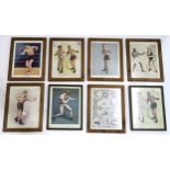 A quantity of framed sporting prints, primarily featuring early-20th century boxers (2 boxes)