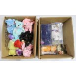 A collection of TY Beanie Babies, to include a rare "Libearty" Atlanta Olympics bear (two boxes)