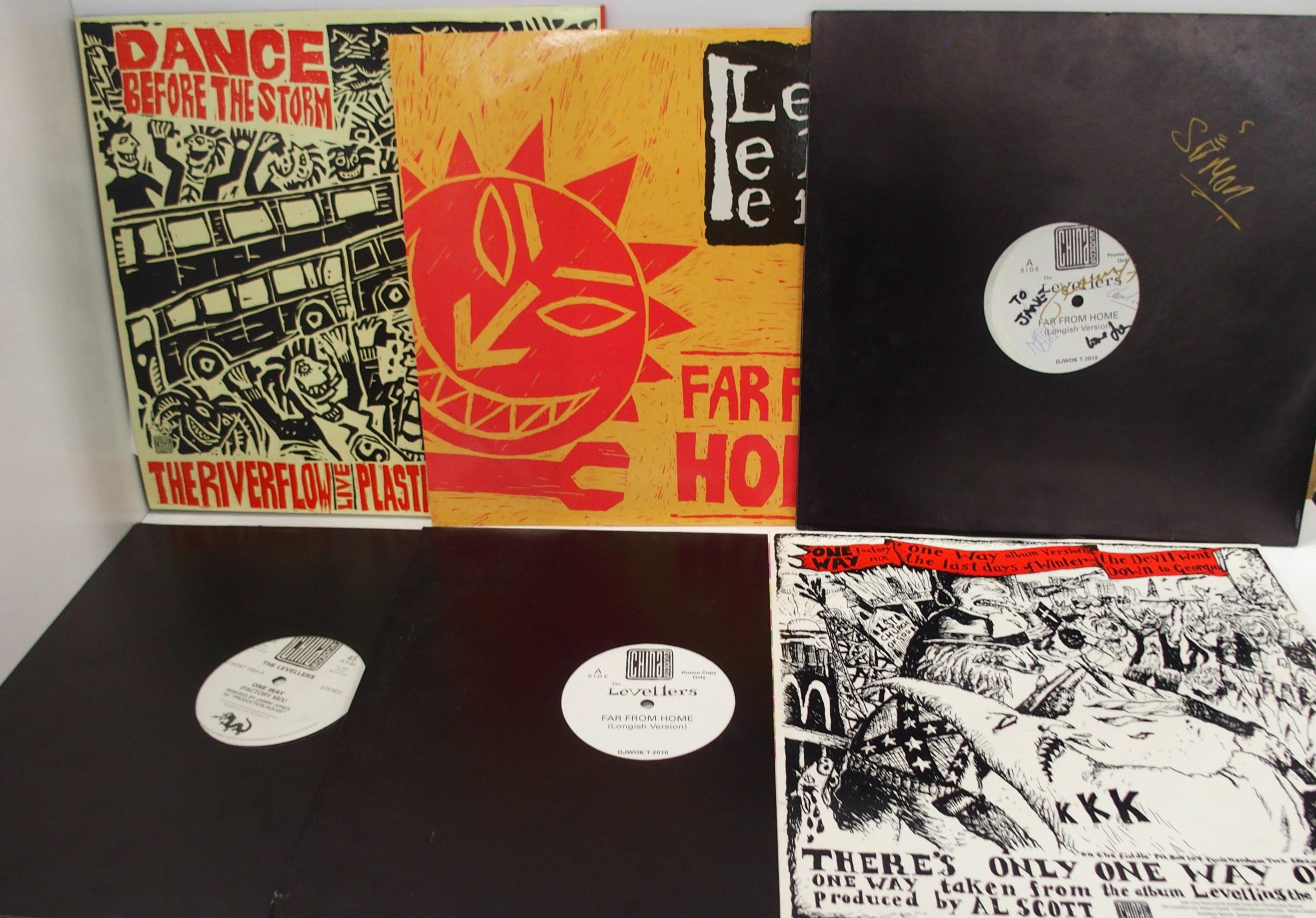 LEVELLERS indie folk rock a collection of vinyl records by Levellers with A Weapon called the - Image 3 of 4