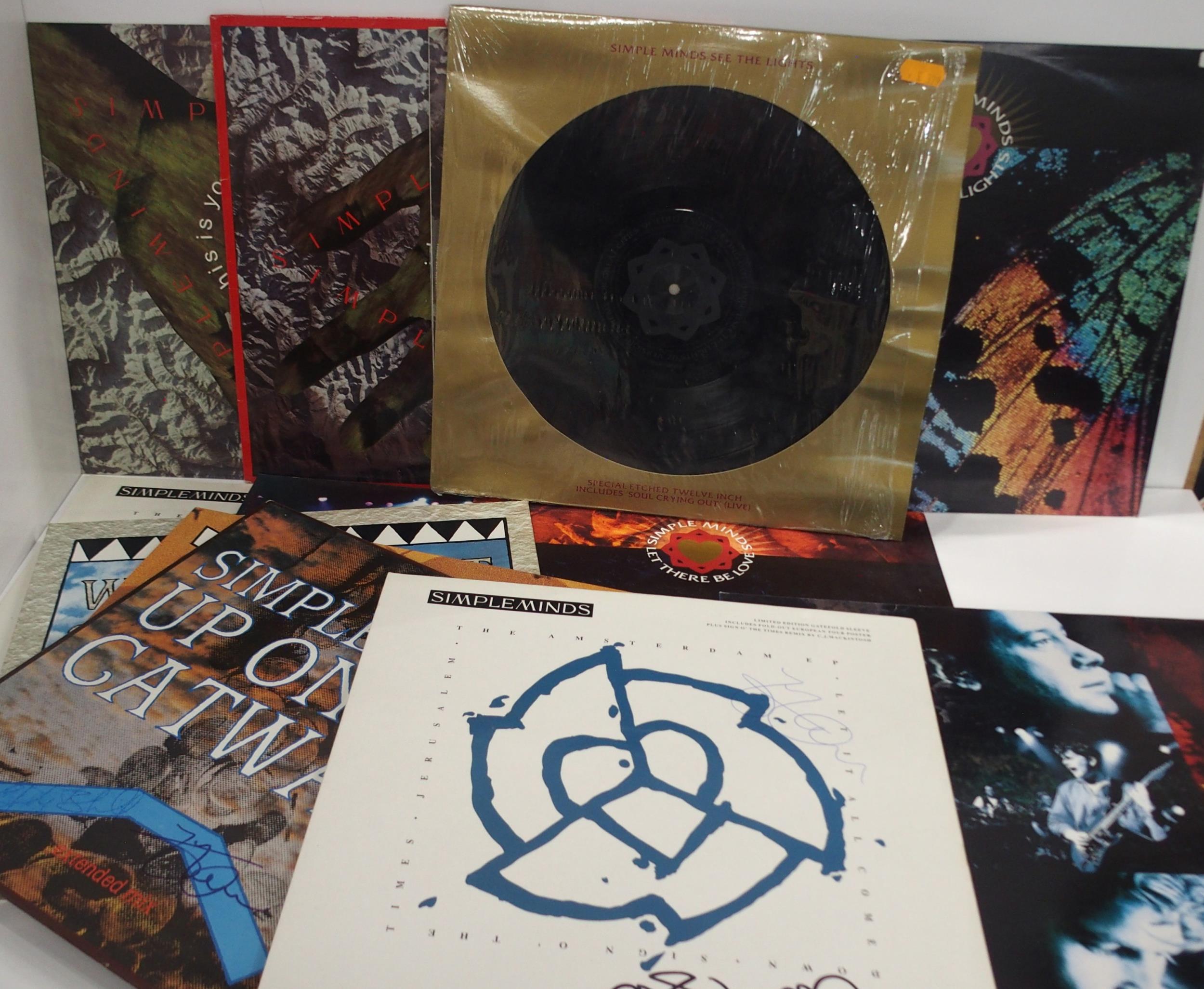 SIMPLE MINDS vinyl records, an extensive collection with Celebrate 12" and urban sampler Celebrate - Image 3 of 5