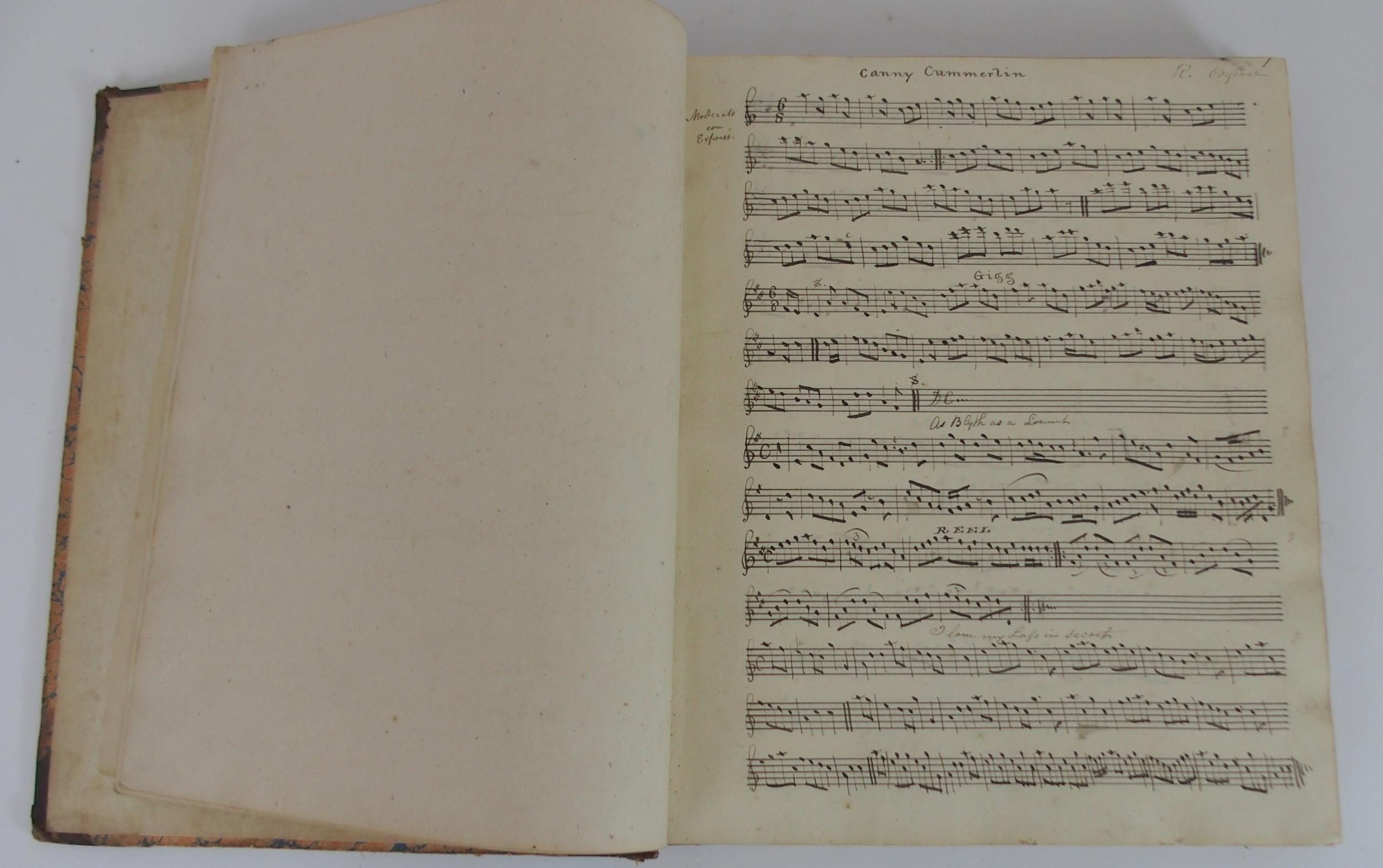 JOHN ROOK, Manuscript, Multum in Parvo or a Collection of old English, Scotch, Irish & Welsh tunes - Image 4 of 27