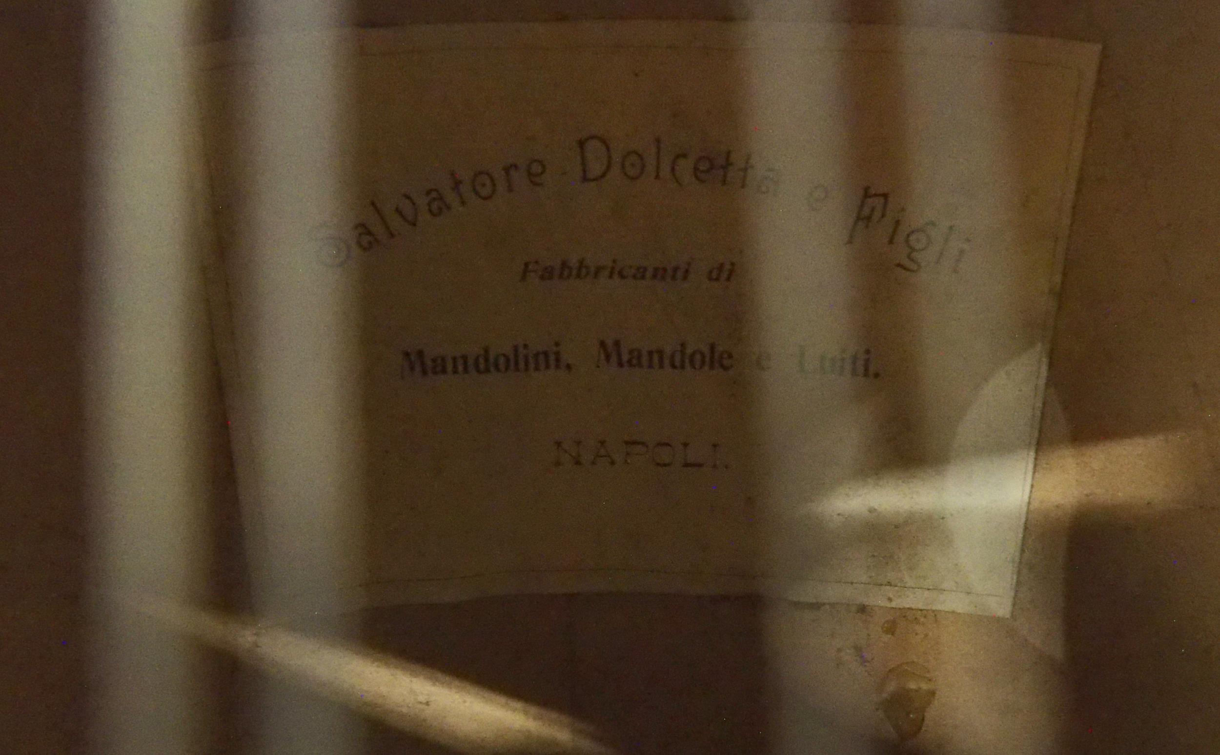 A Salvatore Dolcetta Naples bowl back mandolin Condition Report:Available upon request - Image 3 of 5