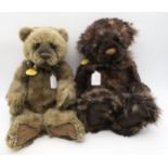 Four Charlie Bears: Abhay and Akhuti (both limited to 4,000 bears); Pat and Benson (both wearing