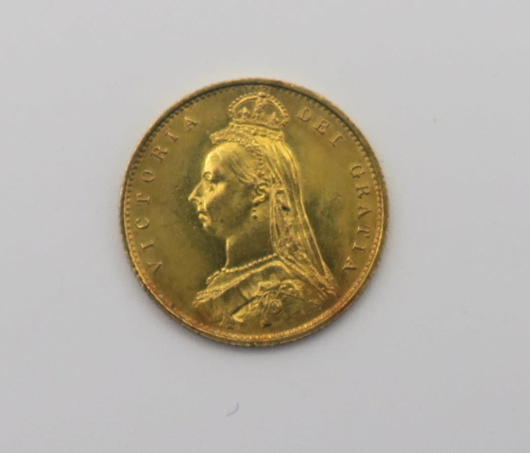 A Victoria gold Shield Half Sovereign, 1887 Condition Report:Available upon request - Image 2 of 2