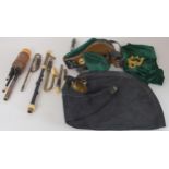 Irish Uilleann bagpipes by Michael Vignoles Galway with faux ivory mounts Condition Report:Available