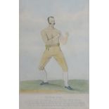 ENGLISH SCHOOL David Hudson and Dutch Sam, aquatints, 39 x 25cm (2) Condition Report:Available