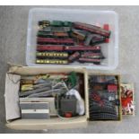 Hornby model railway, to include locomotives, stock, track, structures, a Power Unit Controller