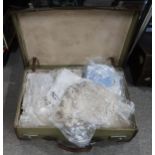 A quantity of table linen including damask tablecloths, doilies etc Condition Report:Not available