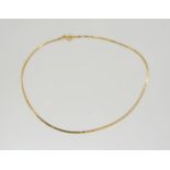 An 18ct gold fancy neck chain, length 40.1cm Condition Report:Available upon request
