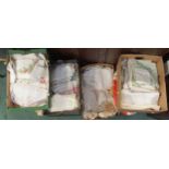 A mixed lot of linens and textiles Condition Report:Available upon request