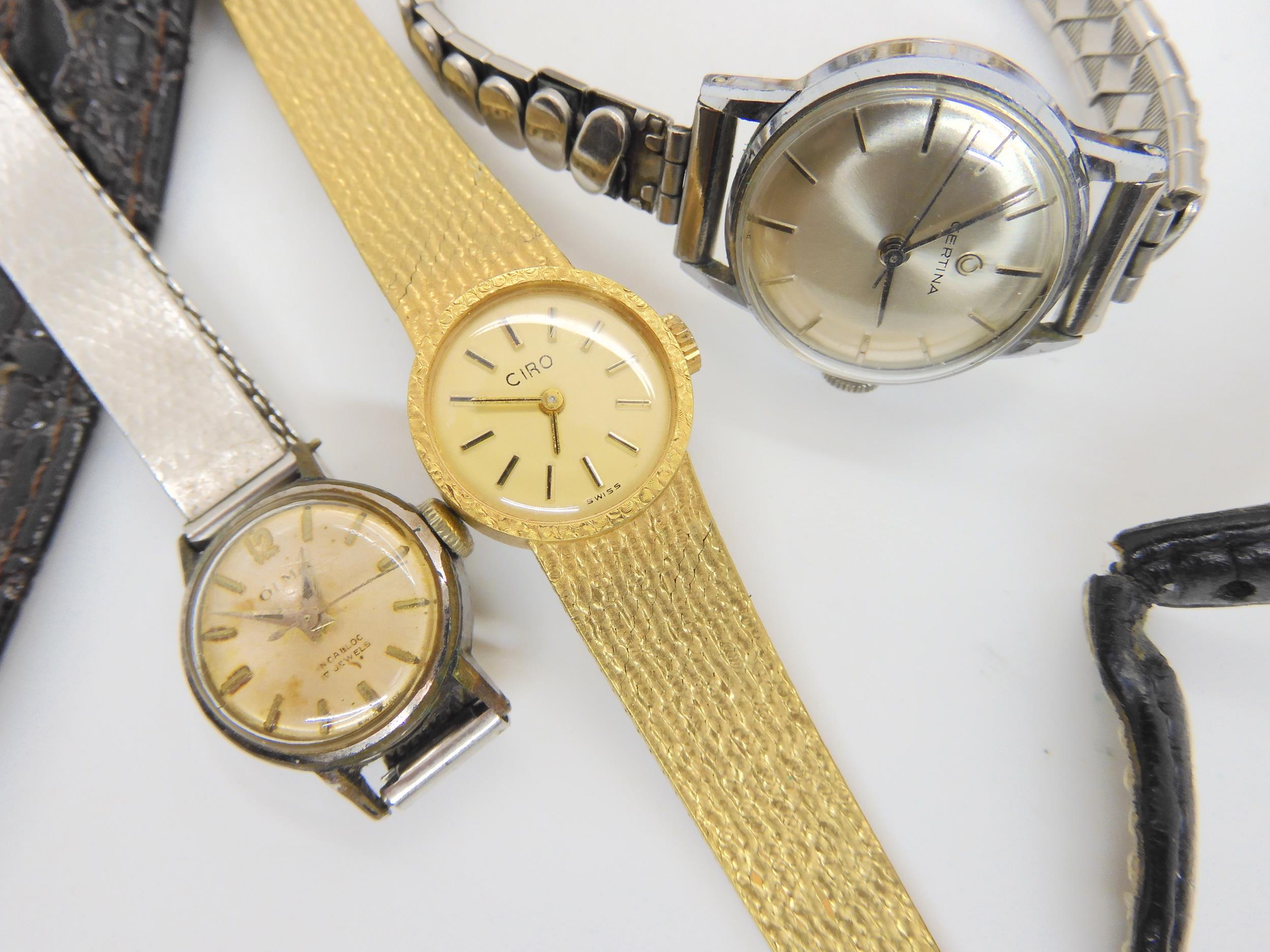 A collection of fashion watches to include a retro Ciro watch, a Certina watch and other items - Image 3 of 3