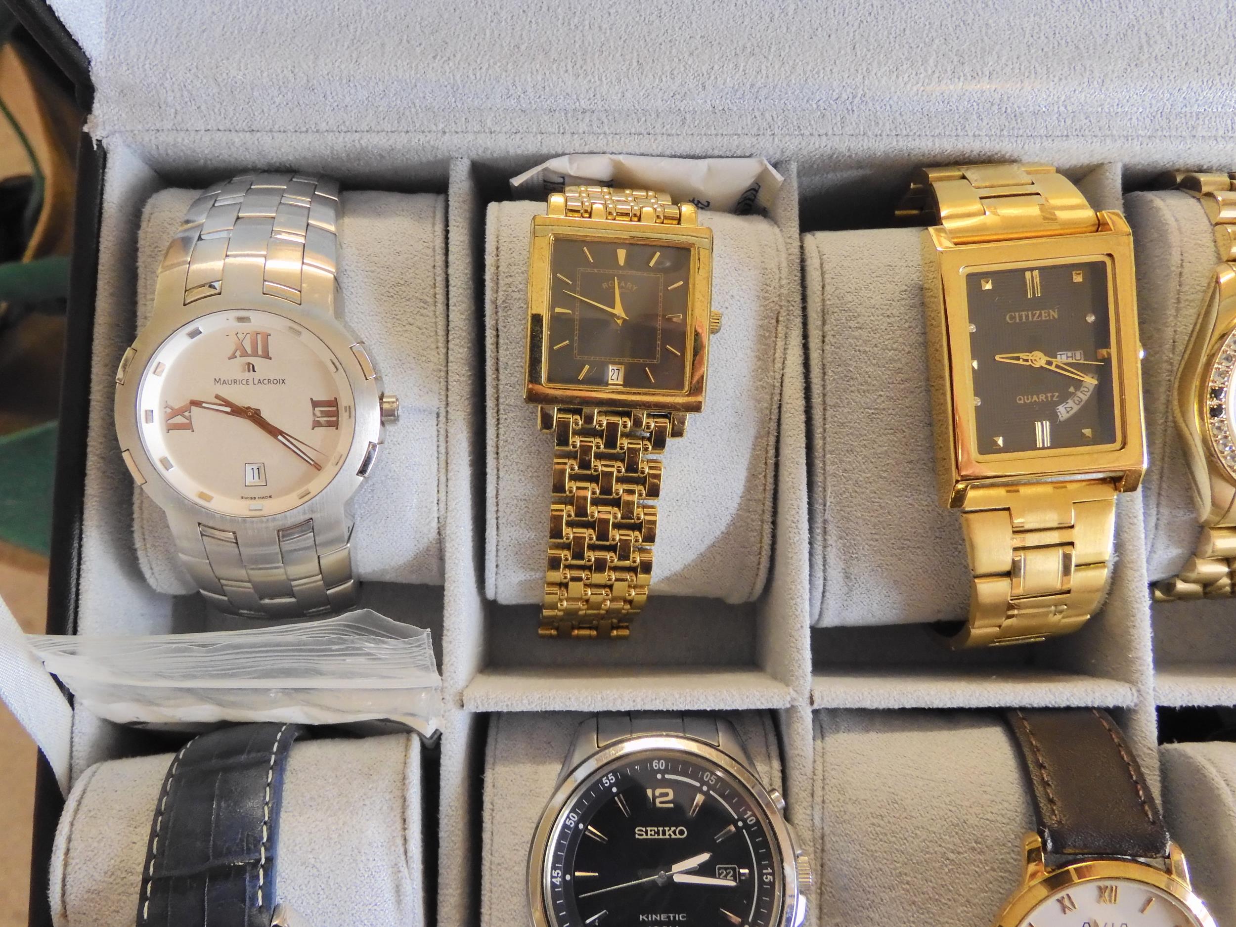 A collection of watches to include Ingersoll, Maurice Lacroix etc Condition Report:Not available for - Bild 3 aus 5