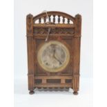 A 19th Century W&H Sch carved oak mantle clock Condition Report:Available upon request