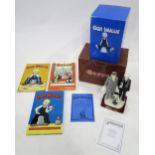 A Broons ceramic figural group "Maw, Paw and the Bairn", with original box; another Oor Wullie