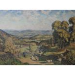 JAMES TORRINGTON BELL Landscape, signed, oil on canvas, 76 x 101cm Condition Report:Available upon