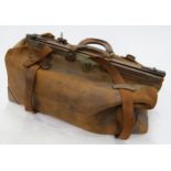 A large tan leather Gladstone bag Condition Report:Available upon request