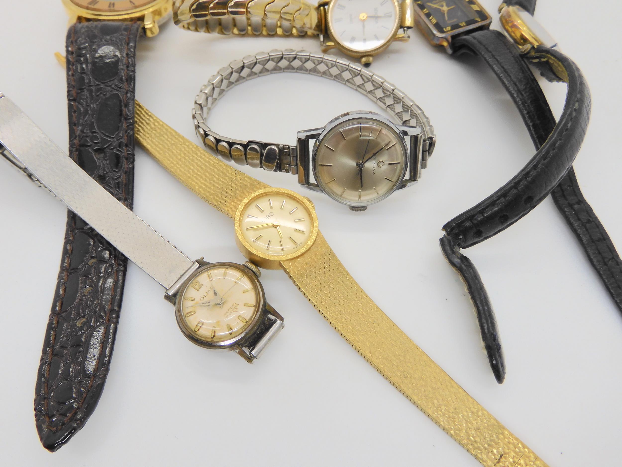 A collection of fashion watches to include a retro Ciro watch, a Certina watch and other items - Image 2 of 3