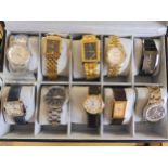 A collection of watches to include Ingersoll, Maurice Lacroix etc Condition Report:Not available for
