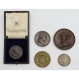 A group of four continental historical commemorative/presentation medals, comprising an example