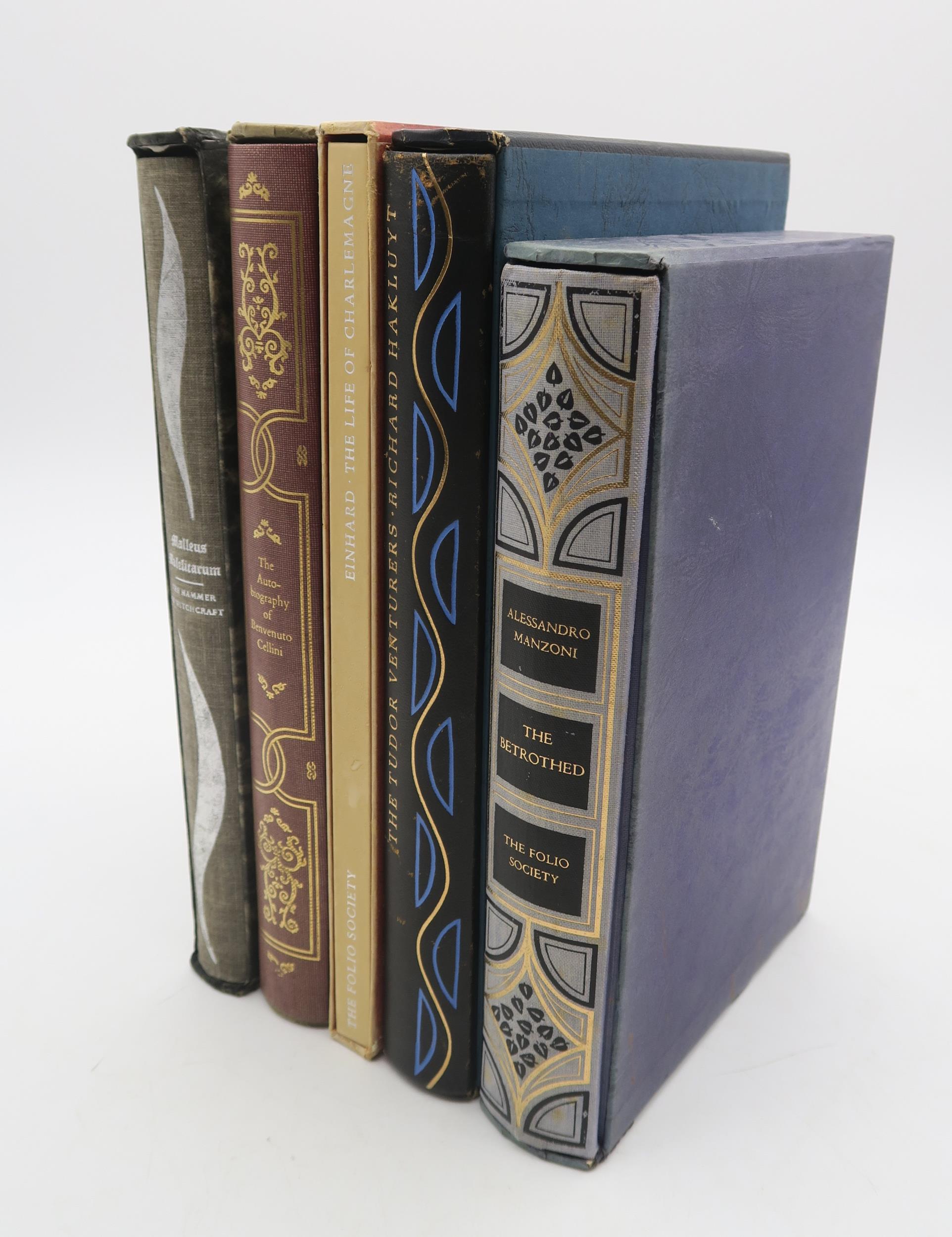 BOOKS Five various Folio Society books, comprising  Malleus Maleficarum, The Hammer of Witchcraft by