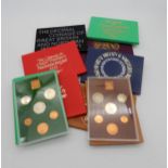 DECIMAL PROOF COIN SETS with 1970, 1971, 1972, 1973, 1973, 1974, 1974, 1975, 1975, 1976, 1976, 1977,
