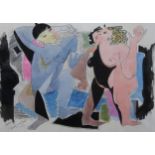 WILLIAM CROSBIE RSA RGI (1915-1999) WALTZ OF THE GODS  Watercolour, signed lower left, inscribed, 35