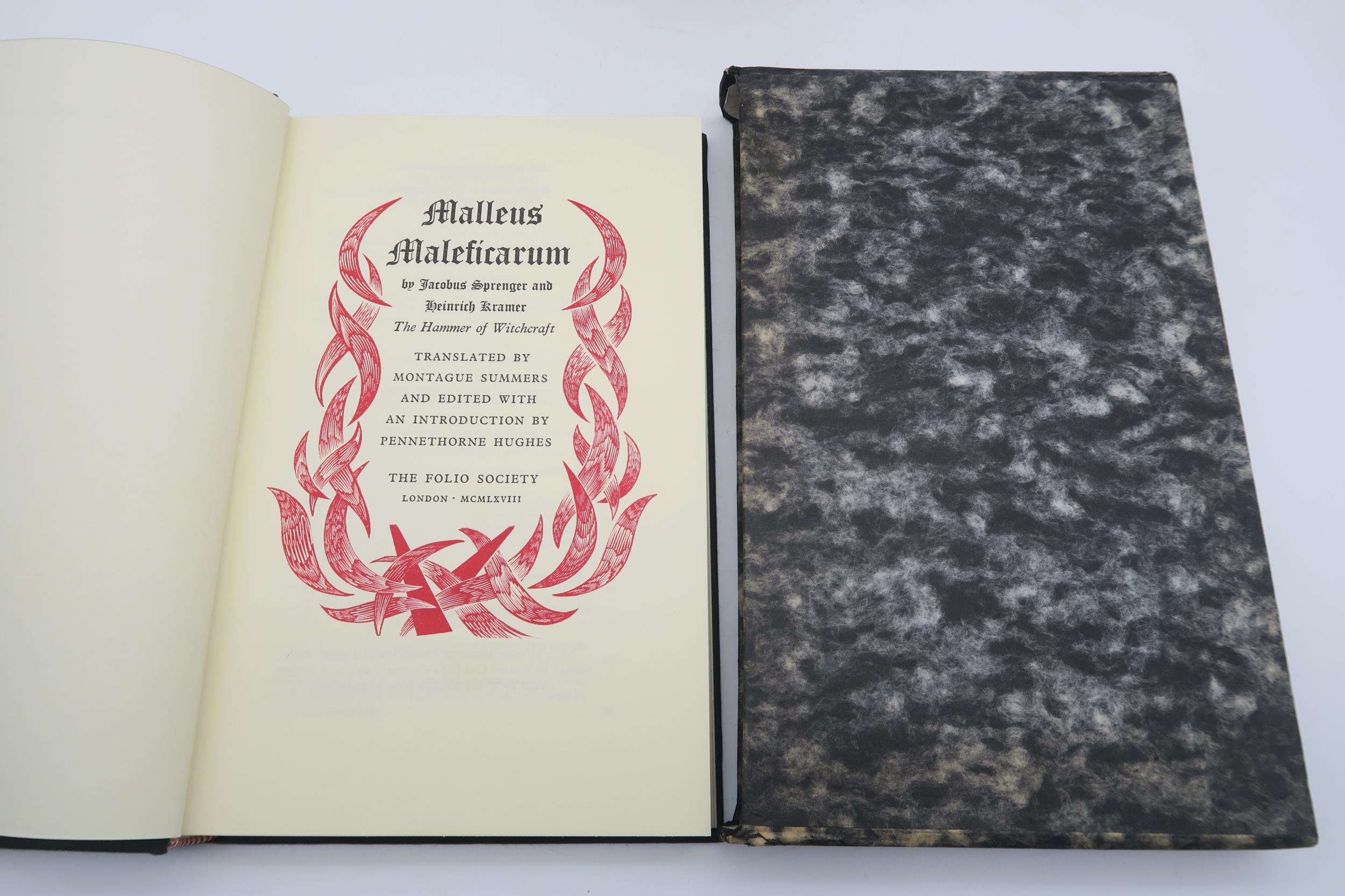 BOOKS Five various Folio Society books, comprising  Malleus Maleficarum, The Hammer of Witchcraft by - Image 3 of 3