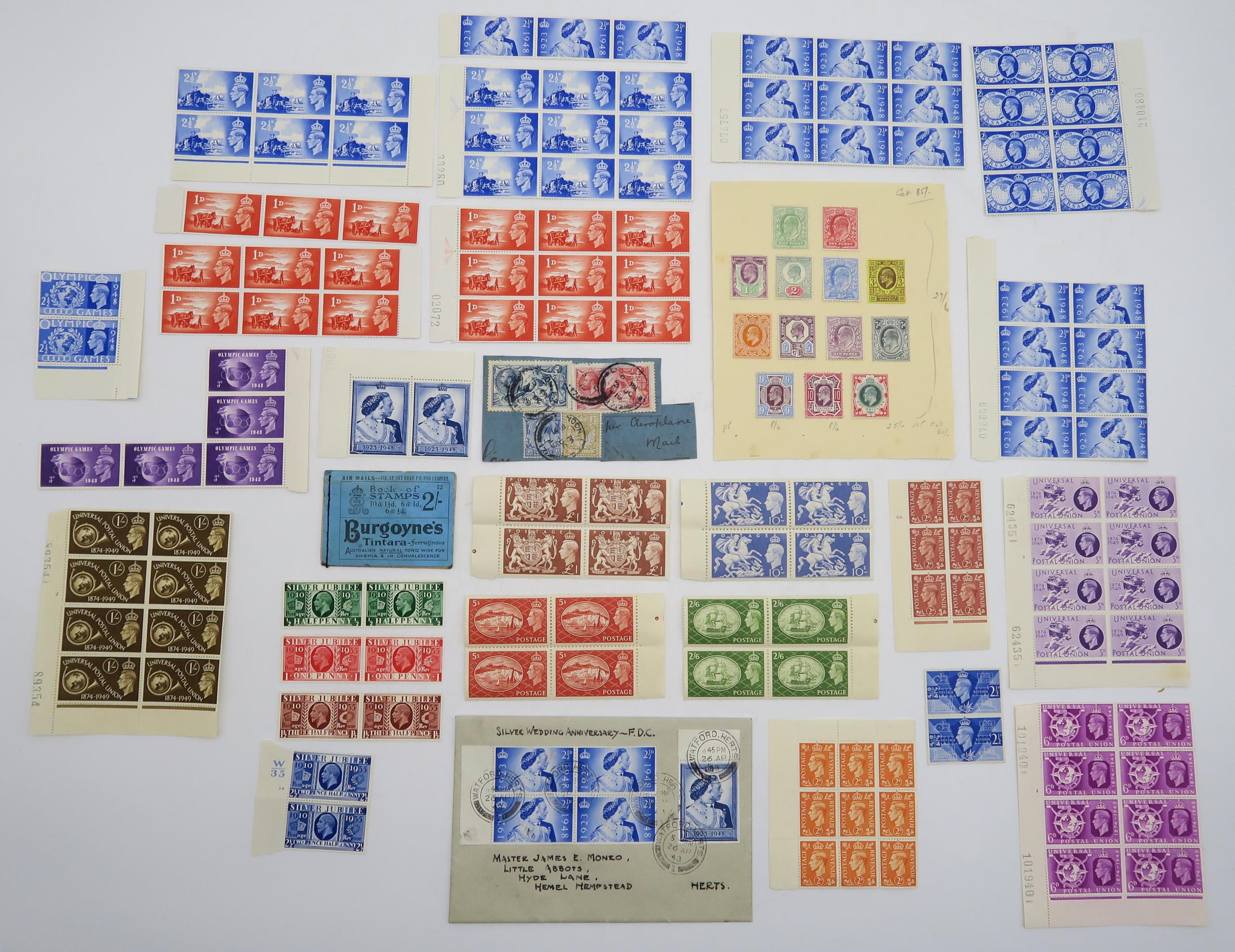 STAMPS A small collection of British stamps, to include an Edward VII mint set Condition Report: