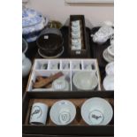 A selection of Korean pottery bowls, together with a saki set etc Condition Report:Not available for