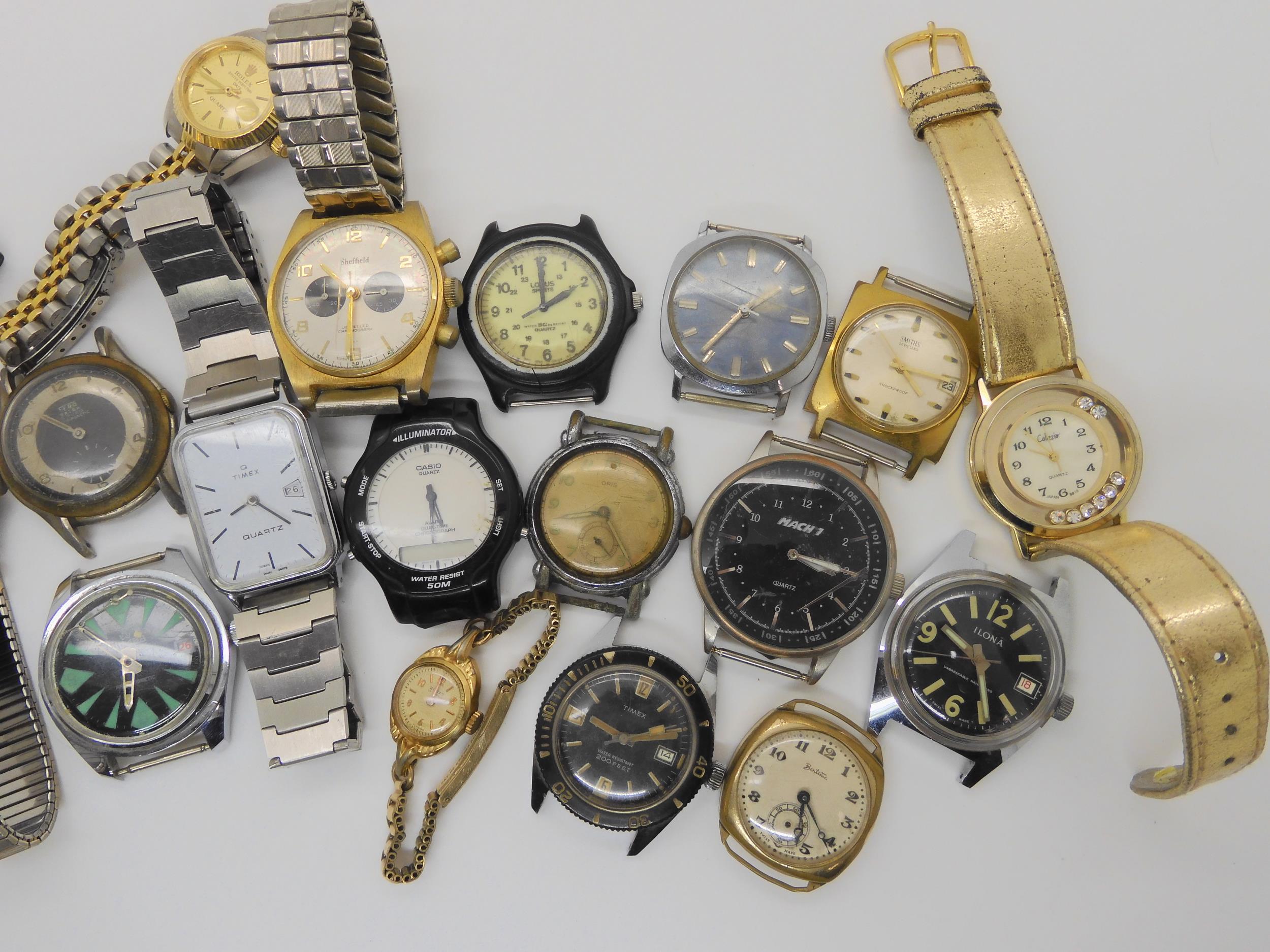 A collection of fashion watches to include a retro Bamba, Smiths, Ruhla etc Condition Report:The - Image 3 of 3