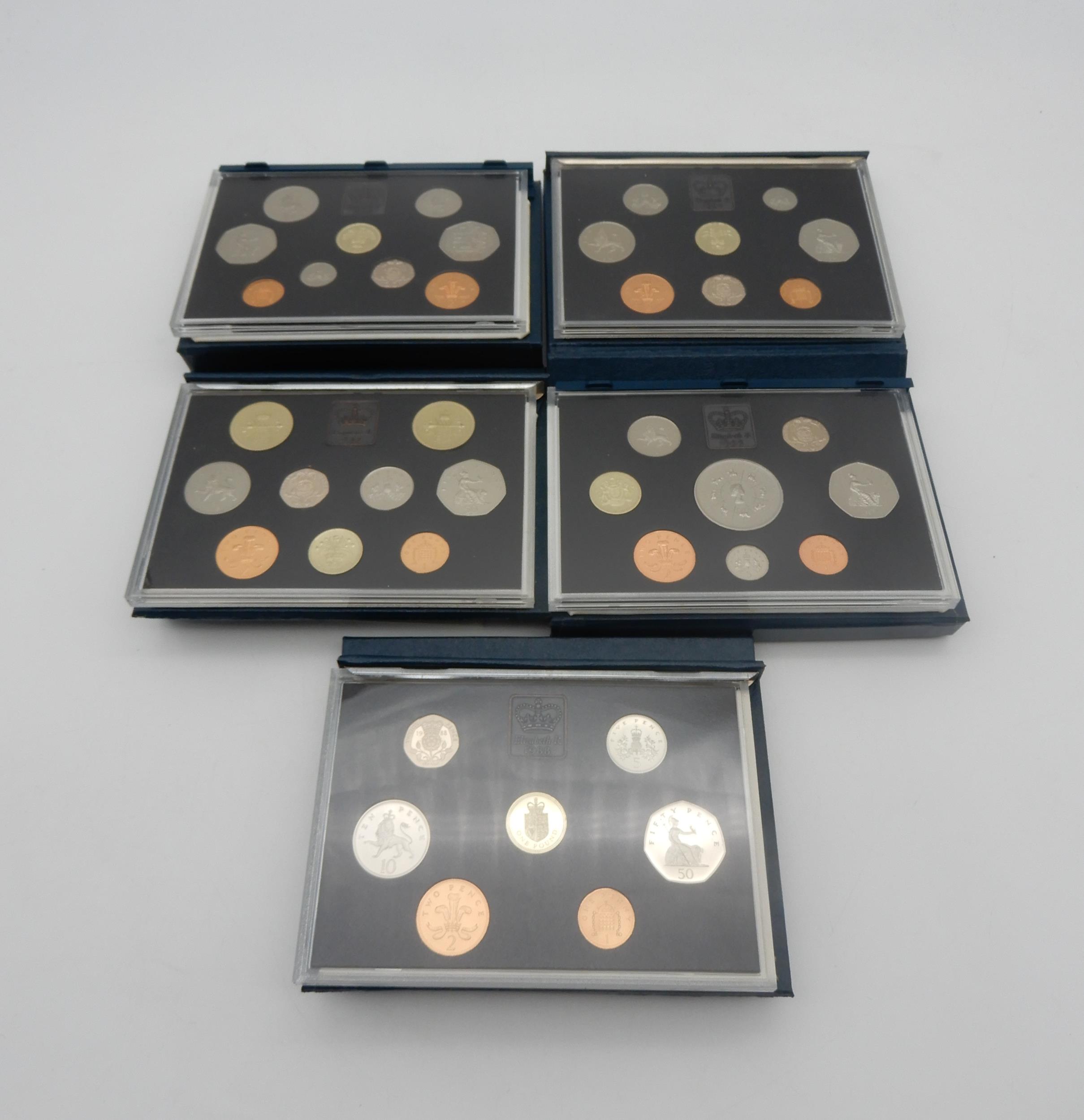ROYAL MINT proof coin sets with examples through the 1990's together with 1979 and 1982 Condition - Image 2 of 3