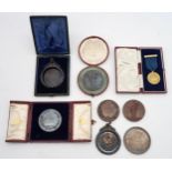 Various silver and bronze medals won by E. Archibald's Kingston Bakery, Glasgow for their excellence