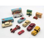 Assorted boxed and loose toy vehicles, to include a Crescent Toys No. 1284 Mercedes-Benz 2.5
