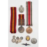 A Queen Victoria South Africa Medal, with five clasps (Cape Colony, Orange Free State, Transvaal,