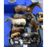 A collection of Beswick horses including an Appaloosa Condition Report:Available upon request