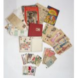 A mixed lot, to include various paper scrap cuttings, newspapers and magazine supplements, rent