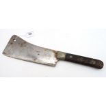 A large German meat cleaver by F. Dick, the blade measuring approx. 25cm in length Condition