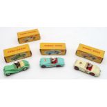 DINKY TOYS Roadsters: 102 MG Midget Sports, 109 Austin-Healey "100" Sports and 111 Triumph TR2