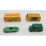 A boxed Dinky 452 Trojan 15 CWT. Van "Chivers", together with a Dinky 236 Connaught Racing Car, in