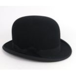 A Bell Rock Bowler Hat by J. Moores and Sons Ltd of Manchester Rd London and retailed by Menzies