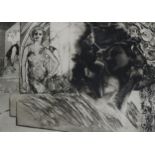 LAURA VOLKERDING (AMERICAN 1939-1996) DREAM FRAGMENT  Etching, signed, inscribed, numbered (20/