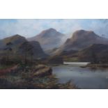 HICKS Highland loch, signed, oil on canvas, 50 x 75cm Condition Report:Available upon request