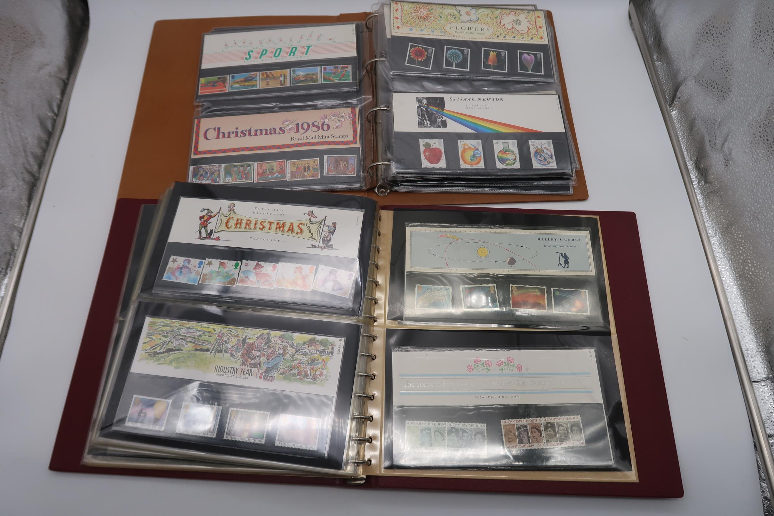 GB large collection of presentation packs (approx. 150), 1984-87 special stamp albums and two year - Image 10 of 10