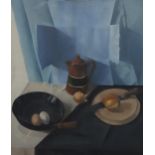 EUAN L HENG (SCOTTISH b.1945) STILL LIFE Oil on canvas, 72 x 61cm Signed and inscribed verso