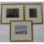 WILLIAM WYLLIE Five various works, gouache, in sizes (5) Condition Report:Available upon request