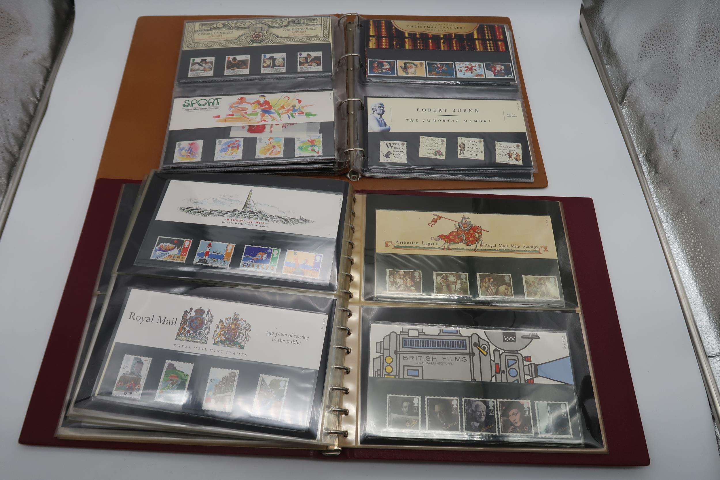 GB large collection of presentation packs (approx. 150), 1984-87 special stamp albums and two year - Image 9 of 10