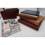 GB large collection of presentation packs (approx. 150), 1984-87 special stamp albums and two year
