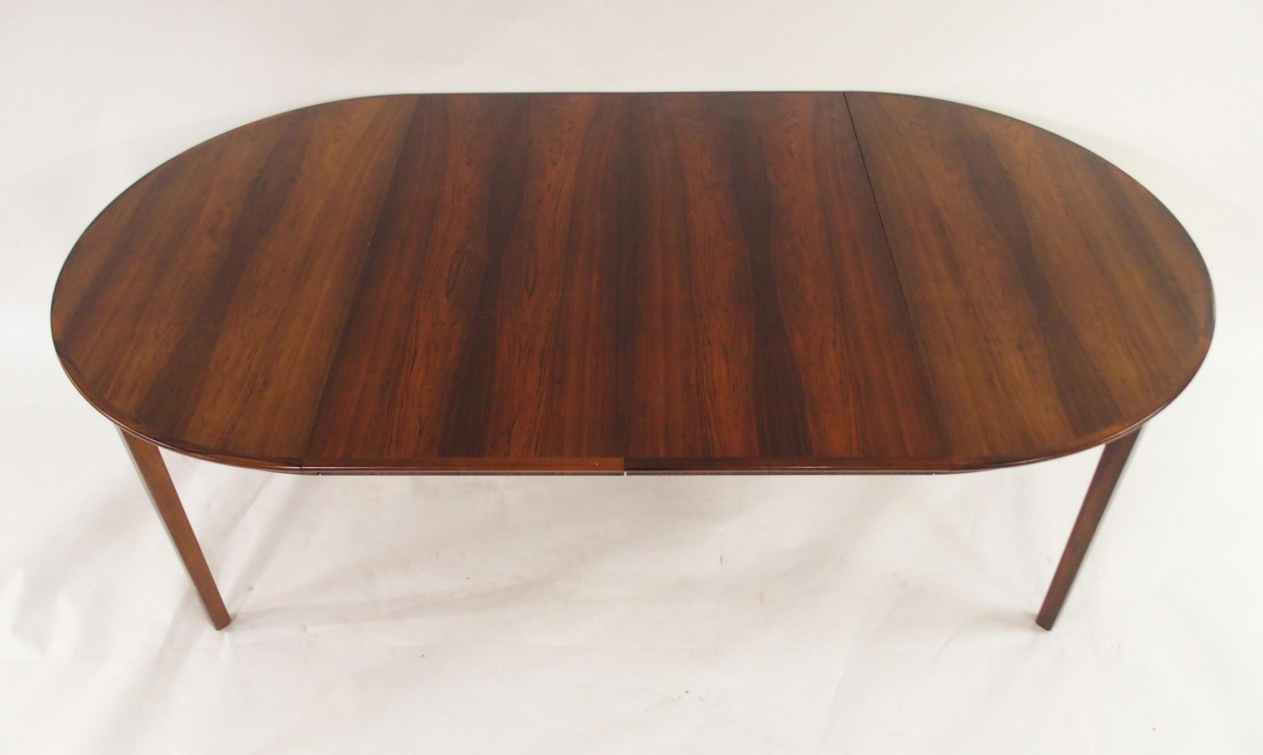 A CIRCA 1960S JOHANNES ANDERSEN FOR BERNHARD PEDERSEN & SON OF DENMARK ROSEWOOD CIRCULAR EXTENDING - Image 7 of 15