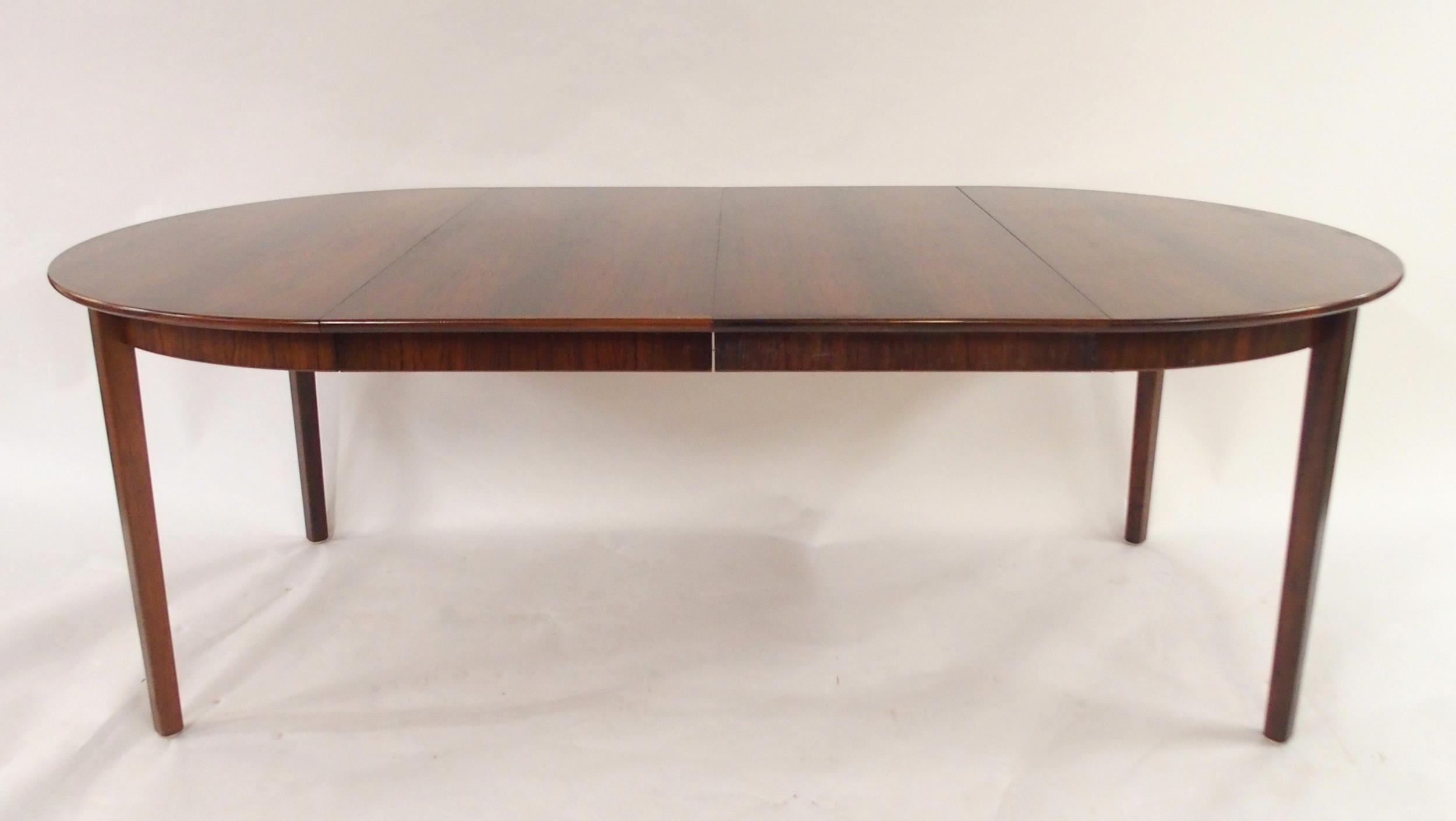 A CIRCA 1960S JOHANNES ANDERSEN FOR BERNHARD PEDERSEN & SON OF DENMARK ROSEWOOD CIRCULAR EXTENDING - Image 5 of 15